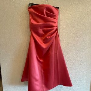 Coral bridesmaid’s dress size 2
